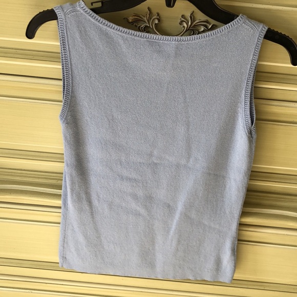 Loft light blue tank sweater - Picture 4 of 4